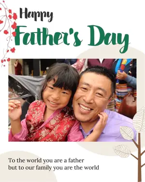 Father’s Day portrait 