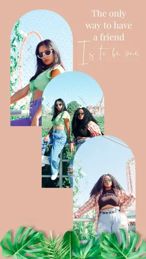 A Collage Of Photos With The Words Leaves Template