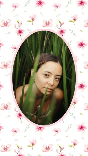 A Photo Of A Woman With Sun Glasses Spring Story Template