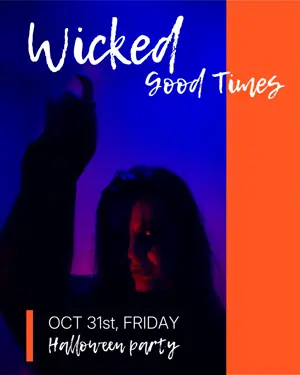 A Poster For A Halloween Party With A Pumpkin In Front Of A House By Nicomachus Of Thebes Halloween Template