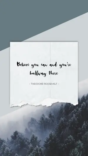 A Piece Of Paper With A Quote On It Template