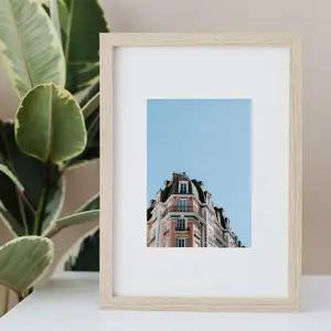 Beige Minimalist Art Photo Frame Mockup