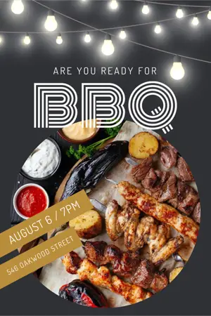 bbq invitation template