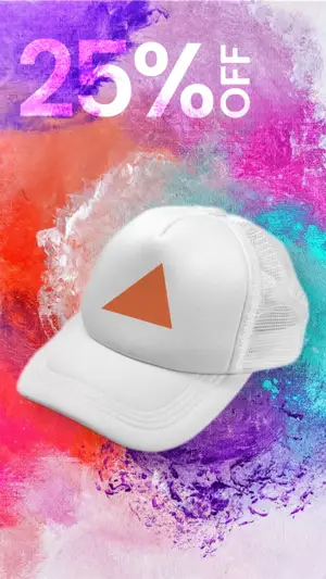 magic cap fashion mockup Instagram story template