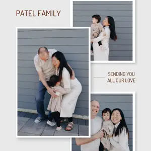 light beige modern Photo family album template 