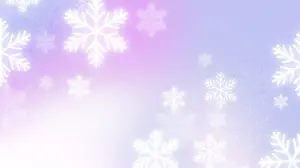 A Blurry Photo Of Snow Flakes On A Blue And Pink Background Zoom Backgrounds Template