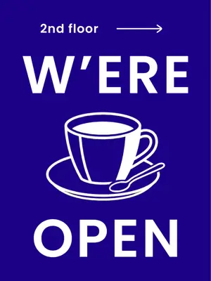 Coffee Shop Sidewalk Sign