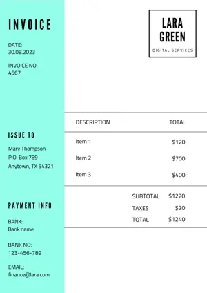 invoice template 