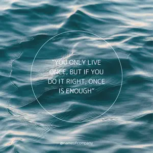 Fillers Inspirational Quote Instagram Feed Template