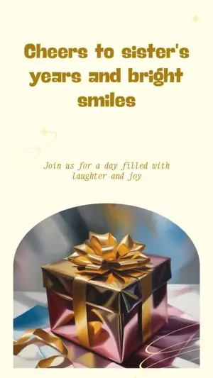 Join us for a day filled with laughter and joy jubilant citrus Story template