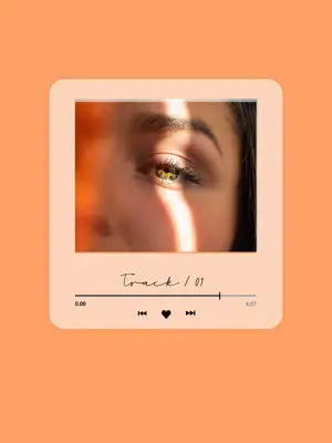 A Picture Of A Woman'S Eye With A Pink Background Notifications Template