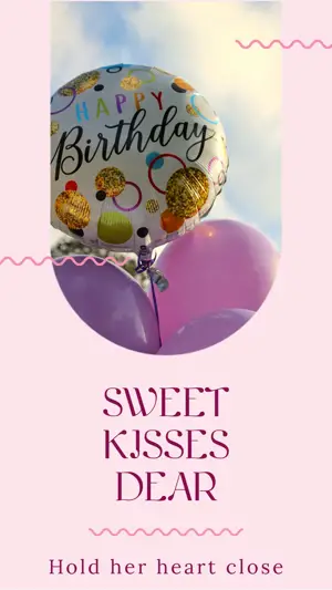 Hold her heart close cherry blossom Story template