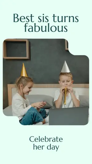 Celebrate her day mint freshness Story template