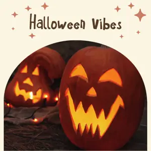 Halloween vibes hello October spice Instagram Post template