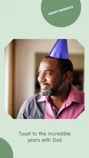 Happy moments forest whisper Story template