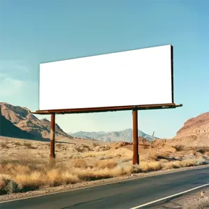  advertising Billboard in the desert billboard template 