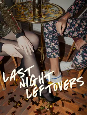 Unfiltered look trend party leftovers portrait template