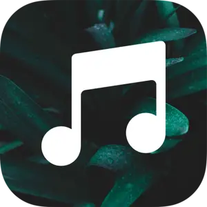 Photo Of A Ios14 Icons ? Template Design With A White Music Note Sitting On Top Of A Green Plant Ios14 Icons Template