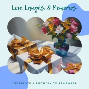 CELEBRATE A BIRTHDAY TO REMEMBER ocean calm template