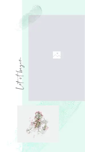 Light Blue Let It Begin Instagram Story Template 