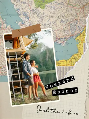 Mini album gateway trip multi pages Instagram post template