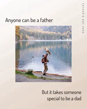 Happy Father’s Day quote Instagram post template
