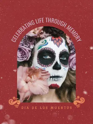 Happy Day of the Dead photo Instagram post template 