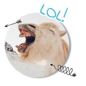 A Close Up Of A Goat With Its Mouth Open Whatsapp Stickers Template