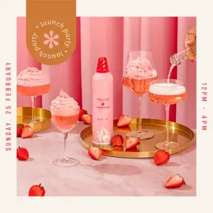 pink invitation photo Instagram post template