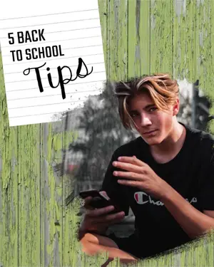5  back to school tips Instagram post template
