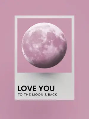 minimalist Valentine love quote magic photo instagram post template