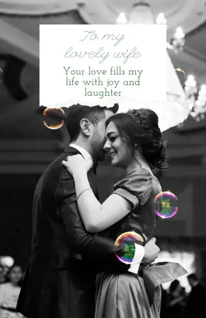 To my lovely wife morning dew template