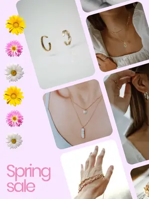 Minimalist Spring Photo Collage