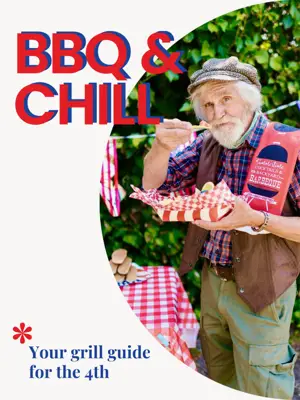 4th of July BBQ Instagram post template