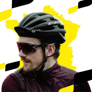 Tour de France black and yellow minimalistic profile picture 