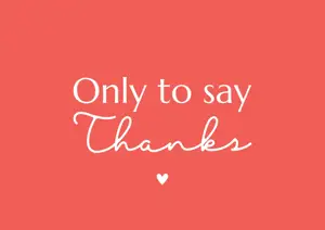 Minimalist Modern Thank You Card