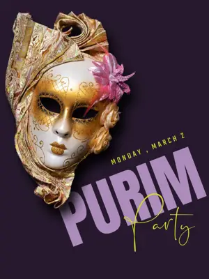 Purim post template