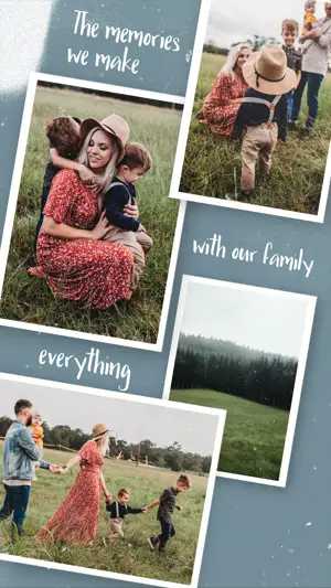 family day trip outdoor fields blue Instagram story template