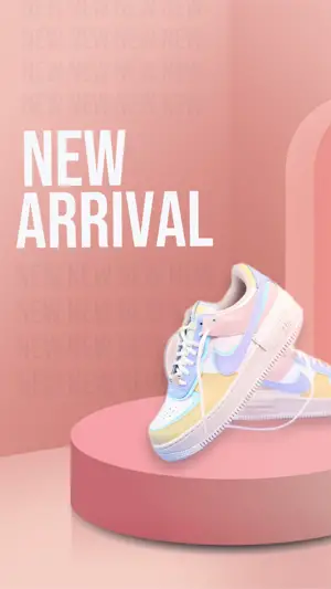 magic shoes product mockup instagram story template 