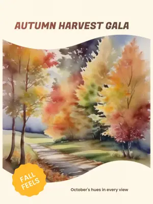 FALLFEELS harvest moon Portrait template