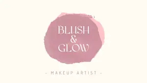 Business card multi page blush and glow template 