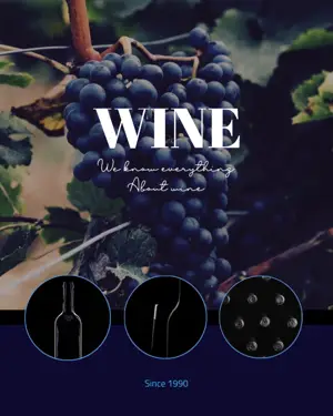 A Bunch Of Grapes Hanging From A Vine Foodie Template