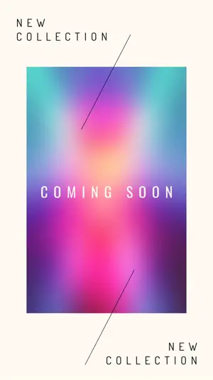 Gaussian blur gradients instagram story template