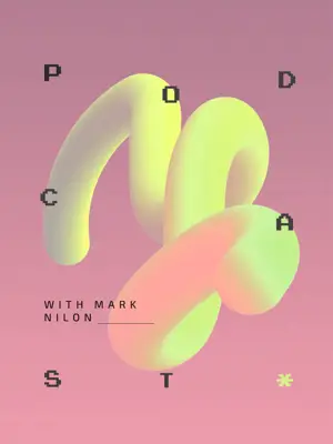 3D shape podcast Instagram post template 