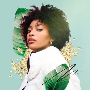 A Woman With A Green Leaf On Her Head Magic Profile Pics Template