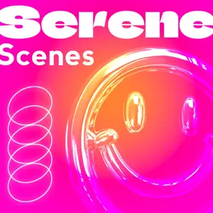 Pink and orange Y2K Shining ‏Gradient Spotify cover