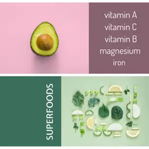 A Brochure With An Avocado Grids Template