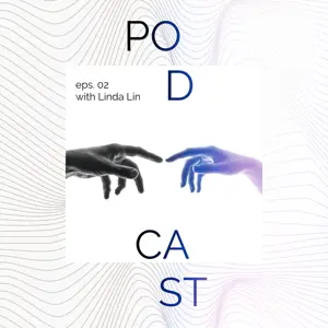 A Picture Of Two Hands Touching Each Other Podcast Template