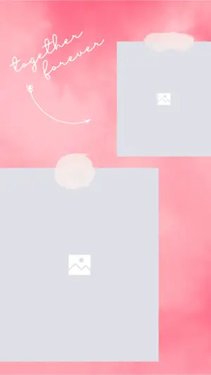 watercolor valentine love instagram story template