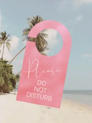 summer tropical beach vacation instagram post template
